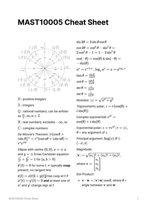 MAST10005 .